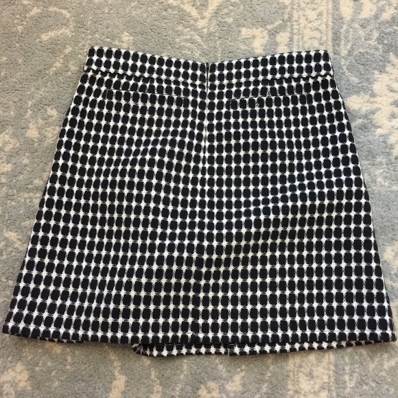 Vera Wang Lavender Label Navy Knit Pleat Skirt - Picture 5 of 8