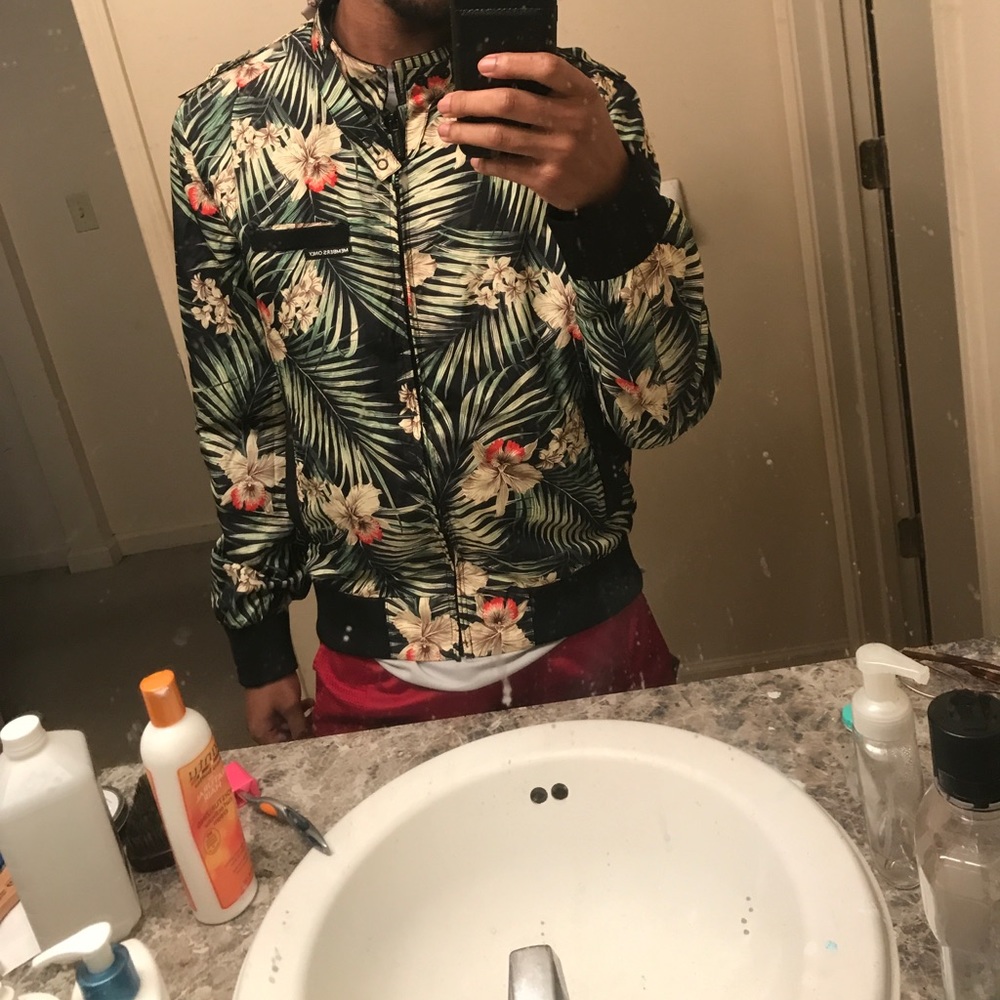 Members only floral print jacket