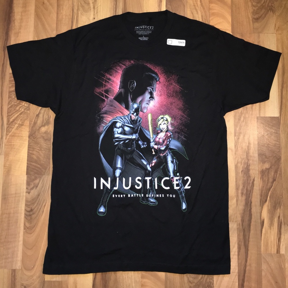 🚹 NWT Injustice 2 T-Shirt