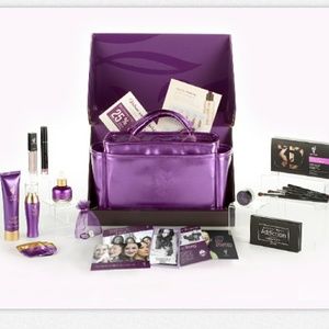 Makeup,  skincare products, brushes