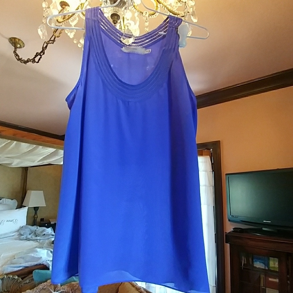 Cluney silk top in Holly Hock lavender med 8