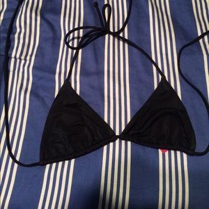 Victoria Secret blact triangle swim top