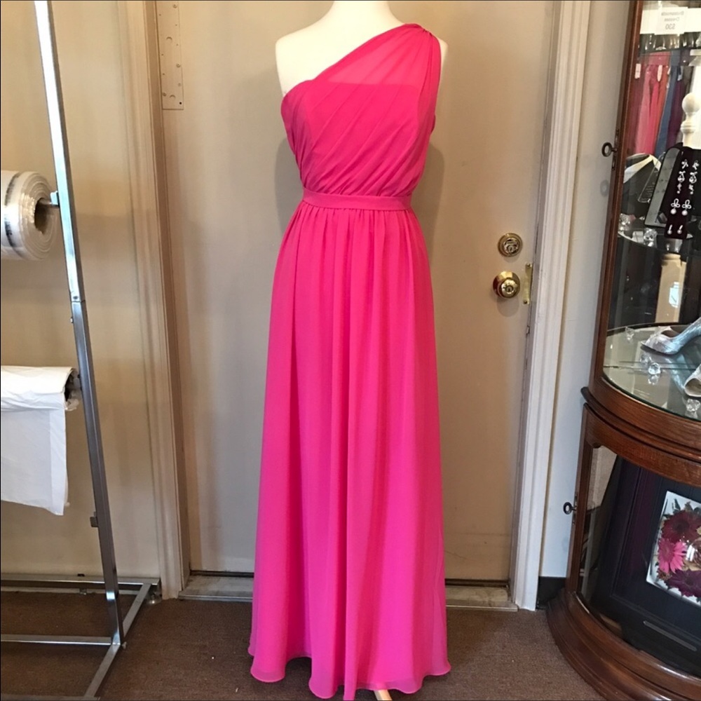 Alfred Angelo Fuchsia  long bridesmaid dress Sz.14