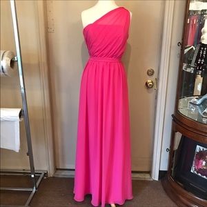 Alfred Angelo Fuchsia  long bridesmaid dress Sz.14