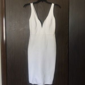 WORN ONCE Lulu's Gracefully Yours White Dress Sz M