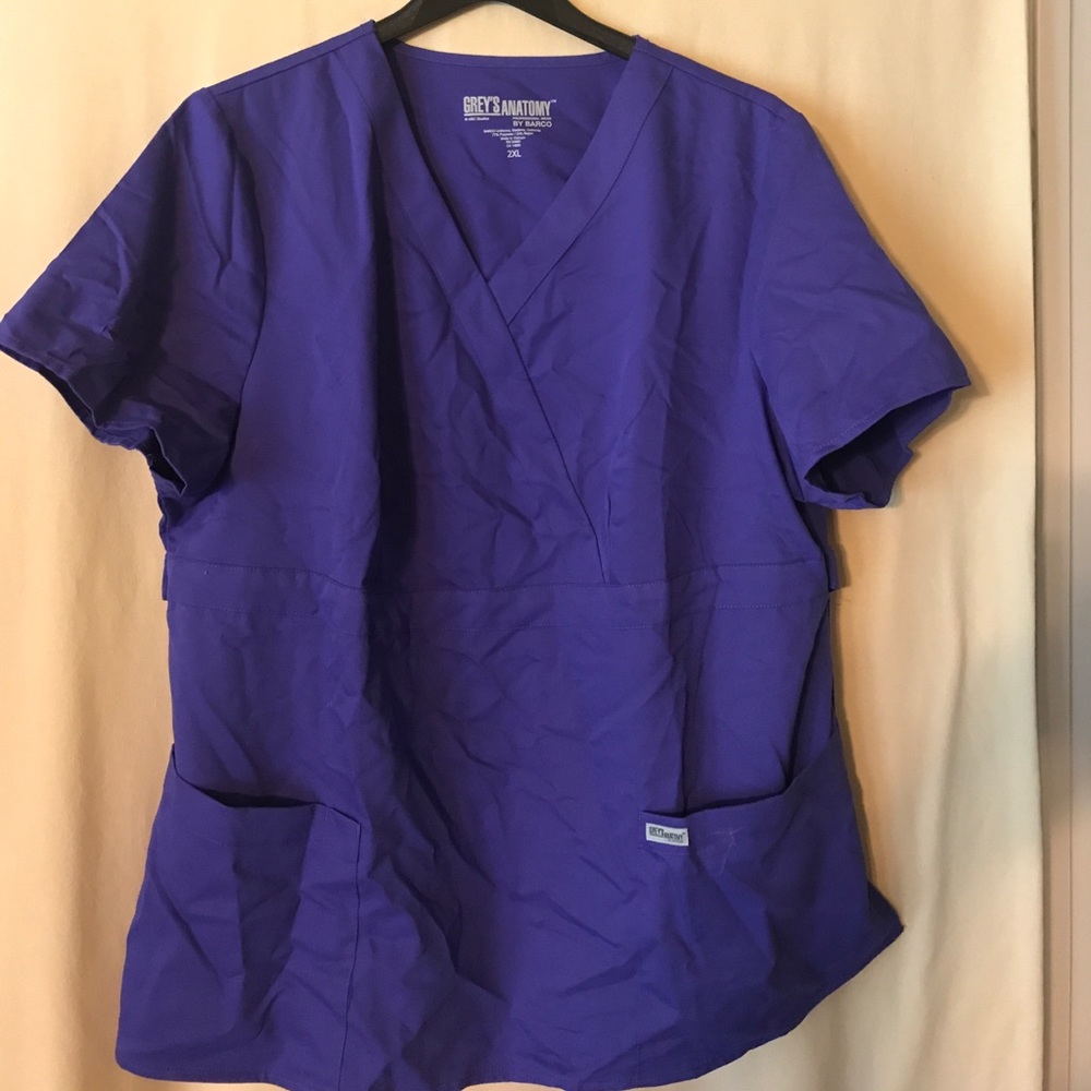 Grey's Anatomy UNISEX Purple Scrub Tops