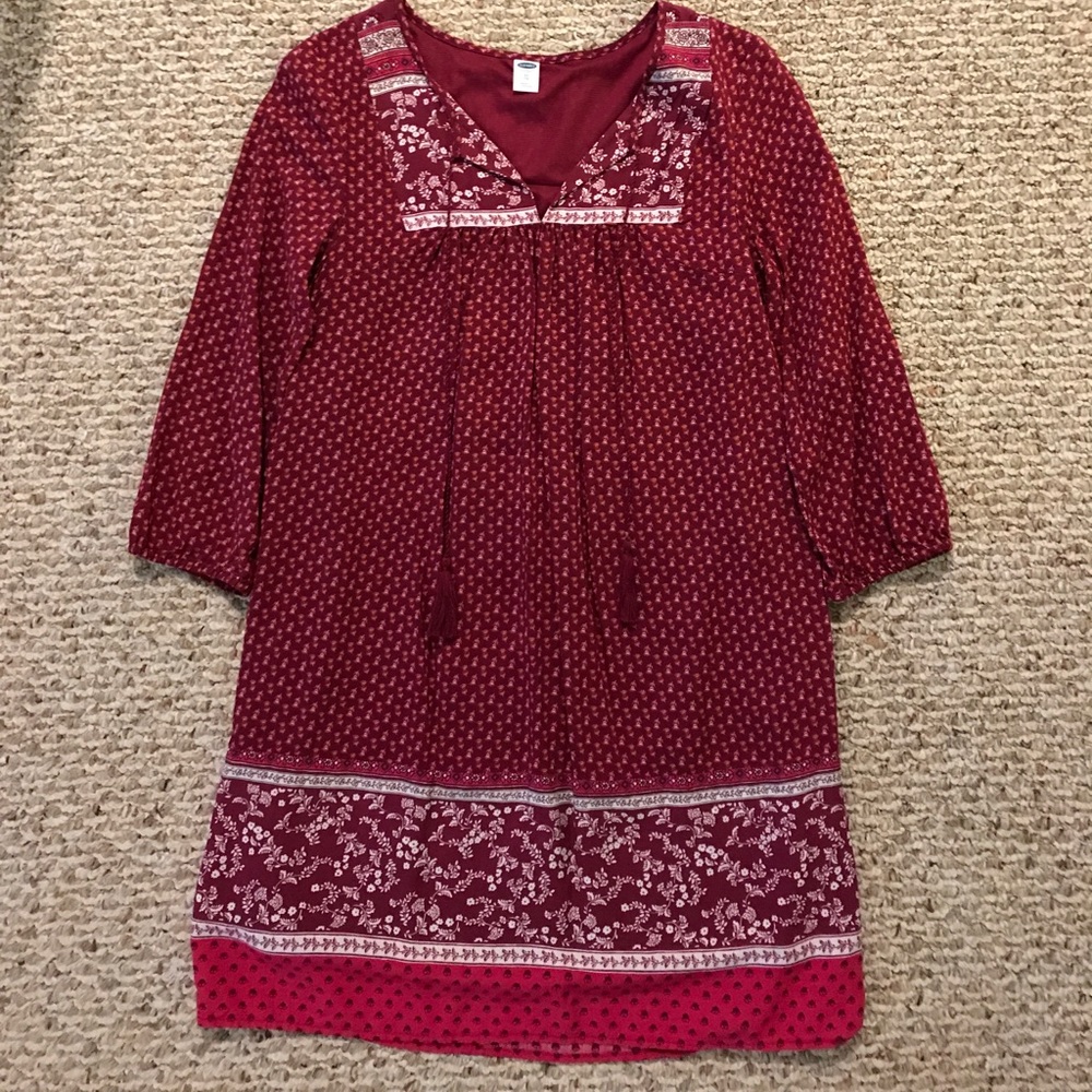 Old navy boho dress. Like new!  Size xs