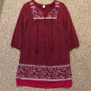 Old navy boho dress. Like new!  Size xs
