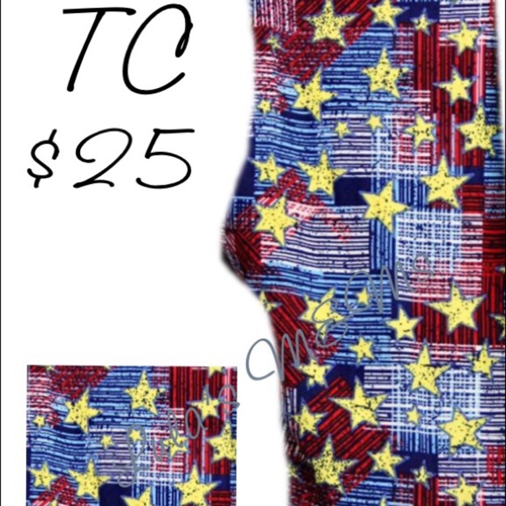 LULAROE TC Americana Leggings