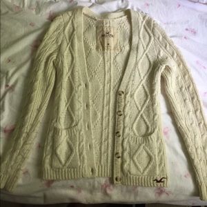 Hollister knit cardigan! Very cozy!