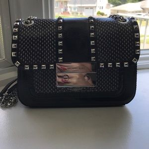 Black & silver MKBag