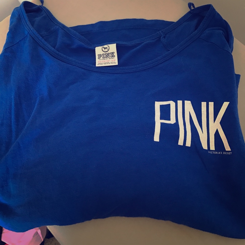 PINK BLUE SHIRT!!!
