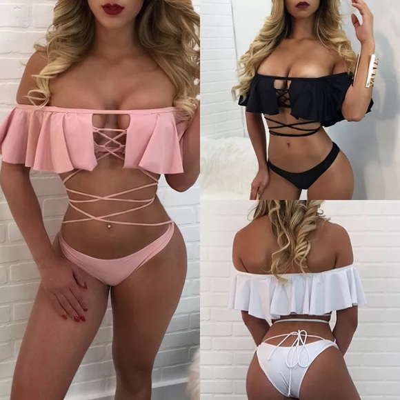 Ruffle Arm Bikini - Picture 3 of 3