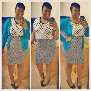 Black and white Mossimo Skirt