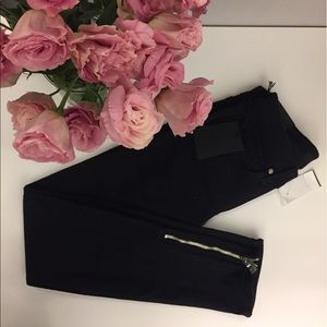 Genetic Denim Ankle Zip Skinny Jeans