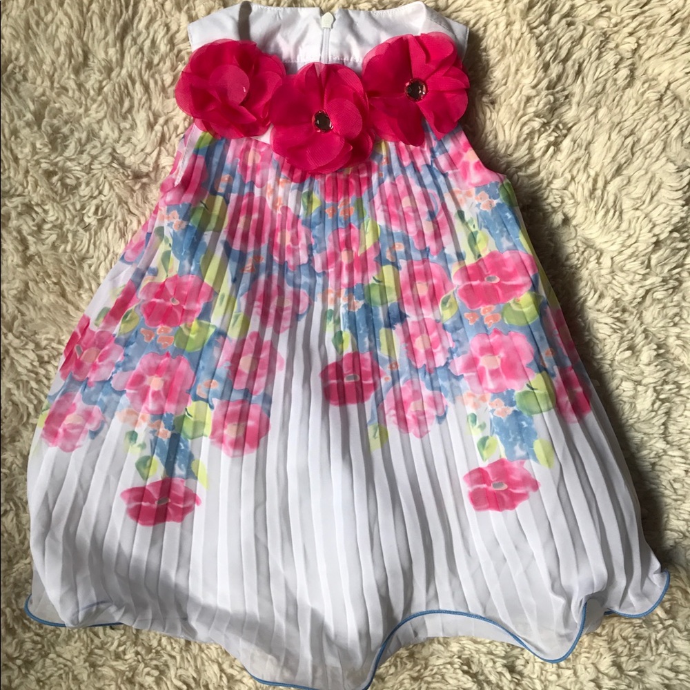 Pink Flowers Dress