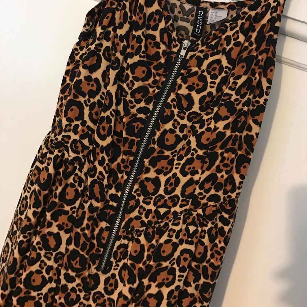 Leopard print sun dress