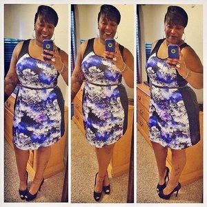 Lane bryant multicolored dress Sz 18