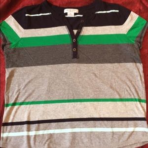 Liz Claiborne petite stripe top