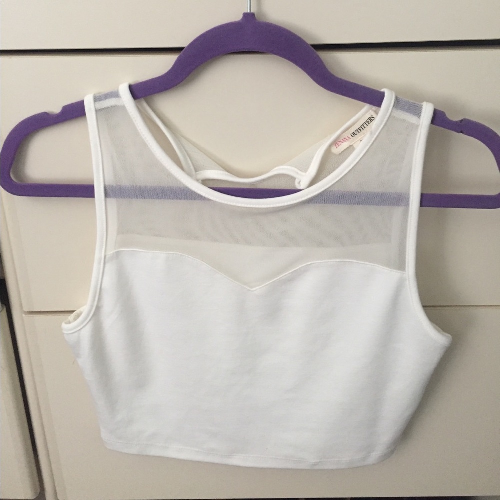 White Crop Top