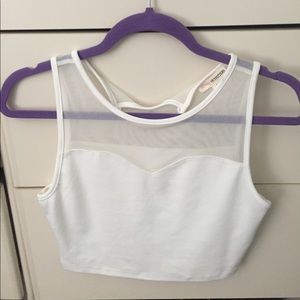 White Crop Top