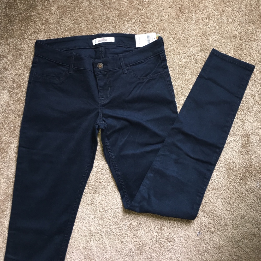 Navy Blue Hollister Skinny khakis
