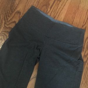 Gray yoga pants