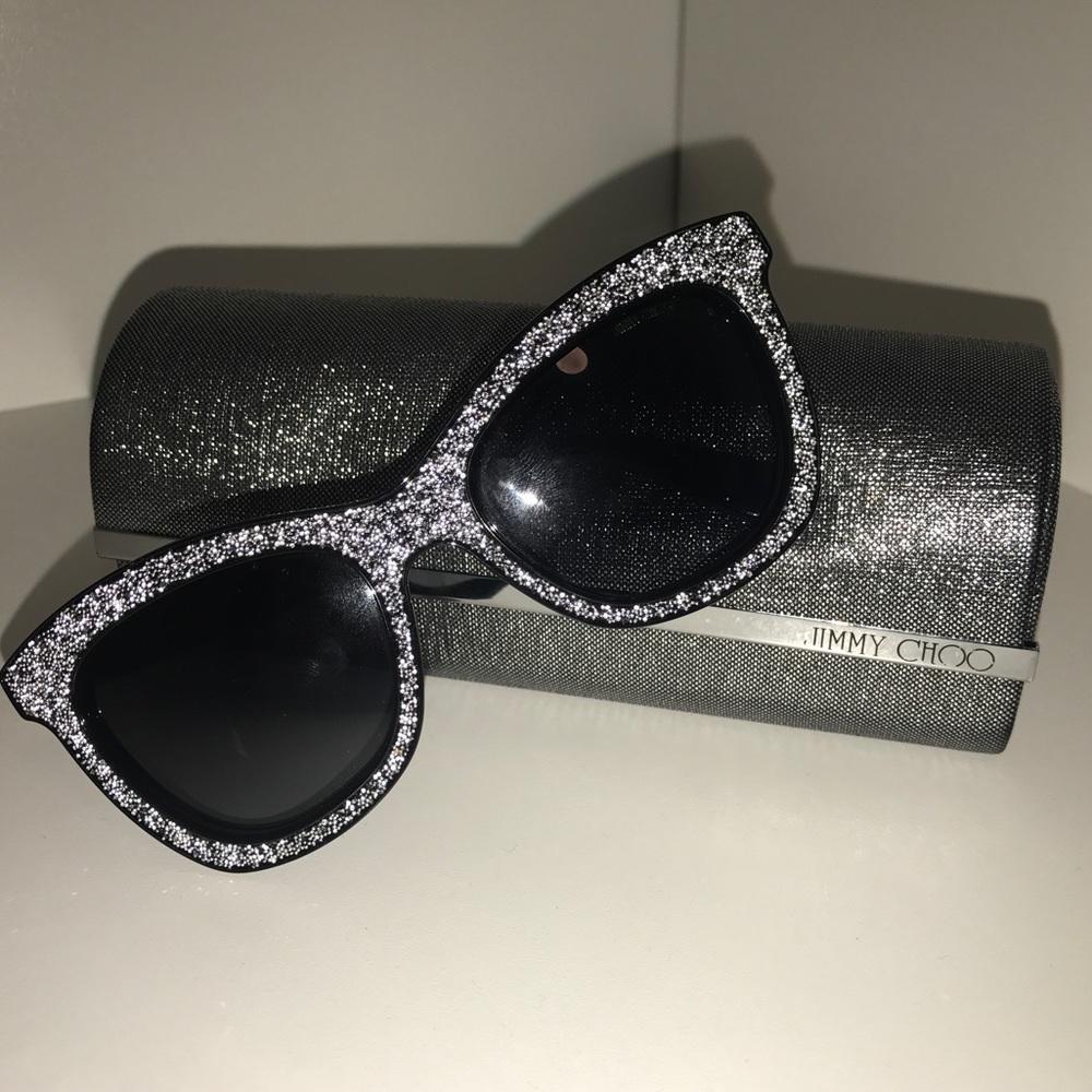 Jimmy Choo Swarovski Crystal Sunglasses