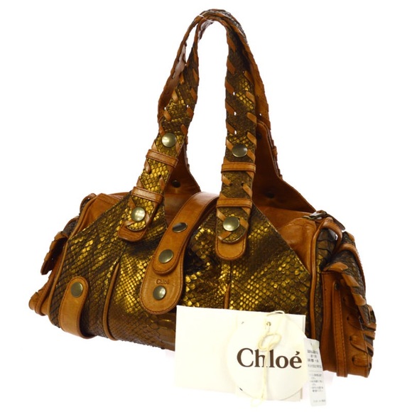 Chloe Silverado Python/Rare Vintage - Picture 1 of 8