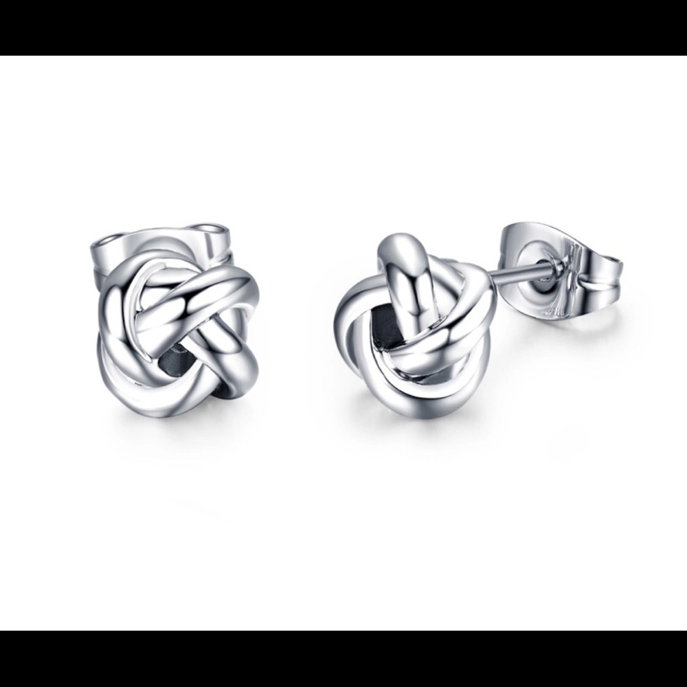 Love Knot Stud Earrings