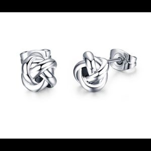 Love Knot Stud Earrings