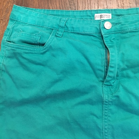 SOLD Jade Mackenzie Colored Midi Jean Skirt - Picture 3 of 4