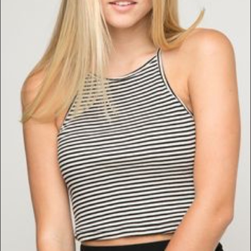 LAST DAY Brandy Melville Halter Cropped Tank Top