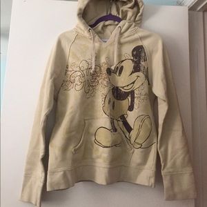 Disney Beige Woman's Hoodie