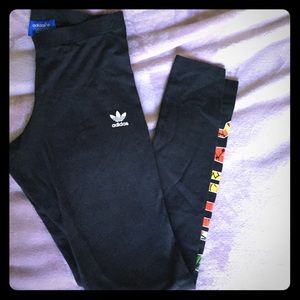 Rita Ora dragon adidas leggings 