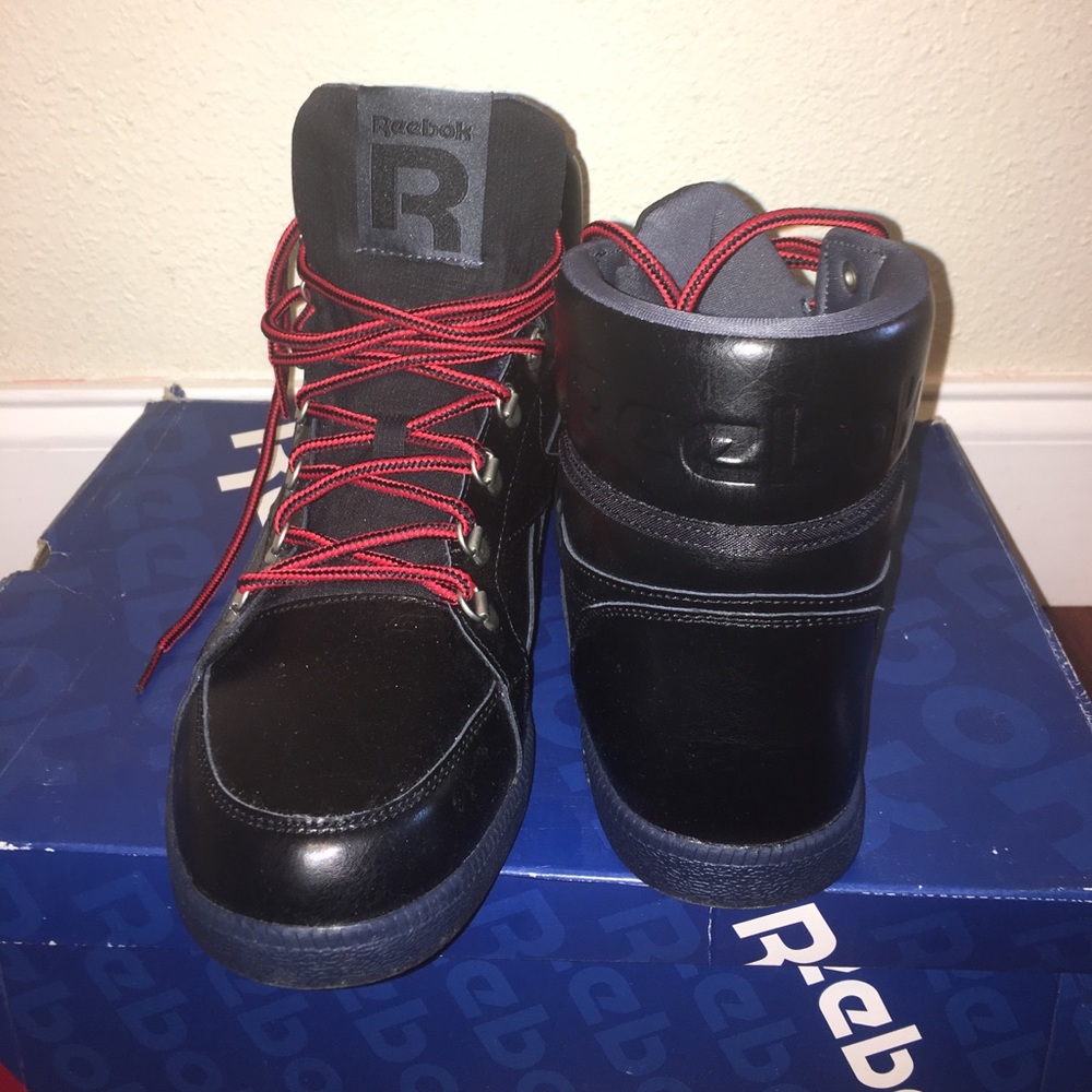 Black Reeboks - Picture 2 of 2