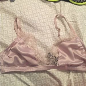 Large lace and satin bralette. Victoria secret