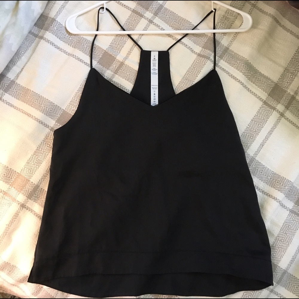 NWT lululemon black tank