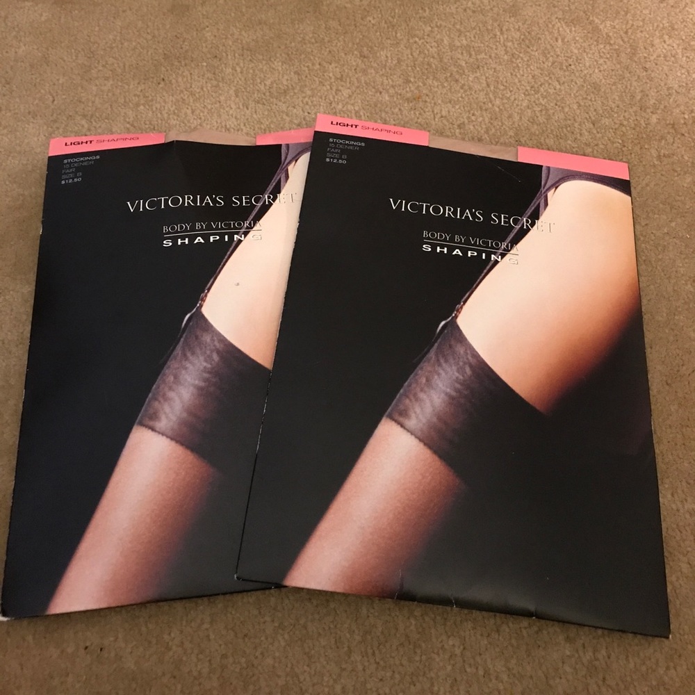 Thigh high shaping stockings