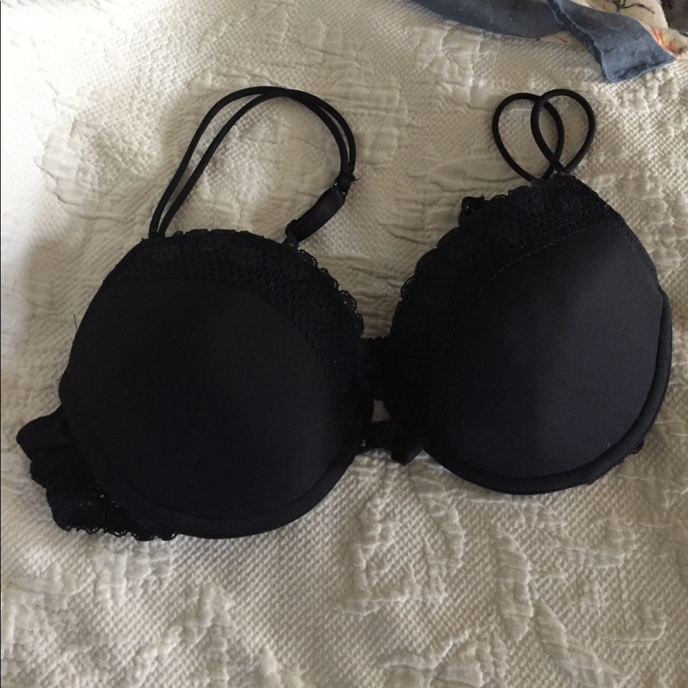 😎VINTAGE Lily Of France Adjustable Cleavage Bra
