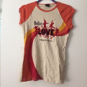 Vintage Beatles Love Cirque Du Soleil shirt