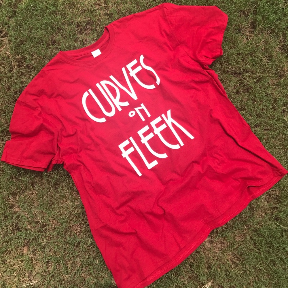 Curves On Fleek Original Tickled Pink! Tee