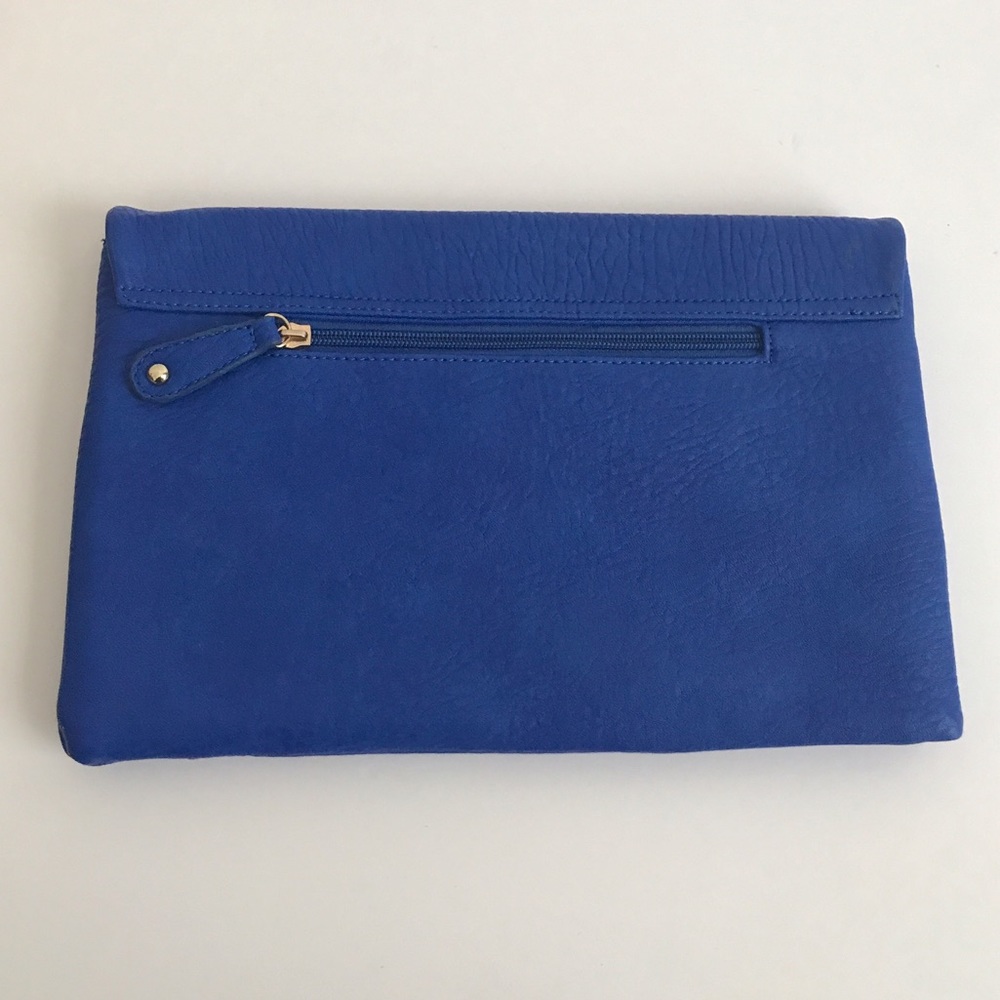 Francesca's Blue Clutch purse - Picture 3 of 4