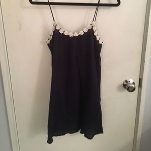 Forever 21 Navy Blue Daisy Dress