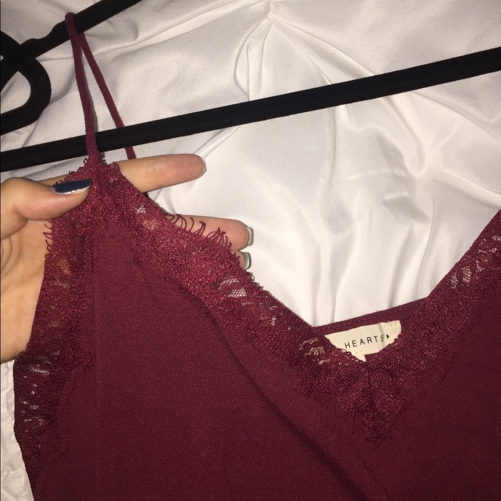 tanktop with lace at top