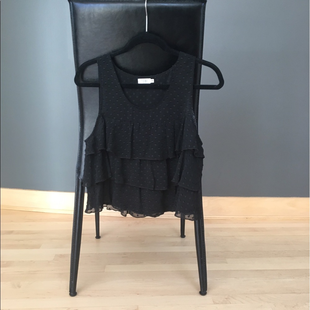 Black tank blouse