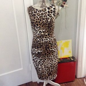 Leopard print dress