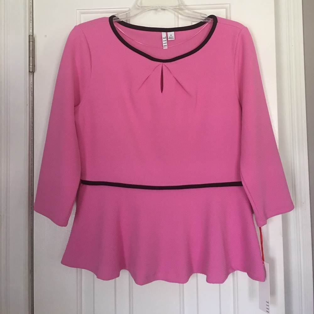 Ladies Elle brand size medium peplum top