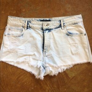 Denim shorts