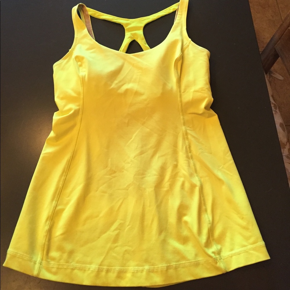 GUC built in bra Lululemon tank